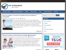 Tablet Screenshot of mrfinanza.com
